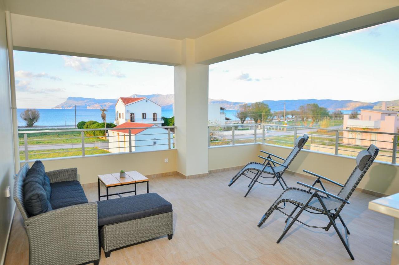 Ammos Apartment - Brand New, Stylish, By The Beach Kíssamos Buitenkant foto